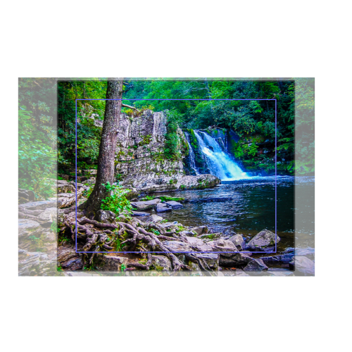 Tennessee Waterfall Canvas 8x10 - Horizontal