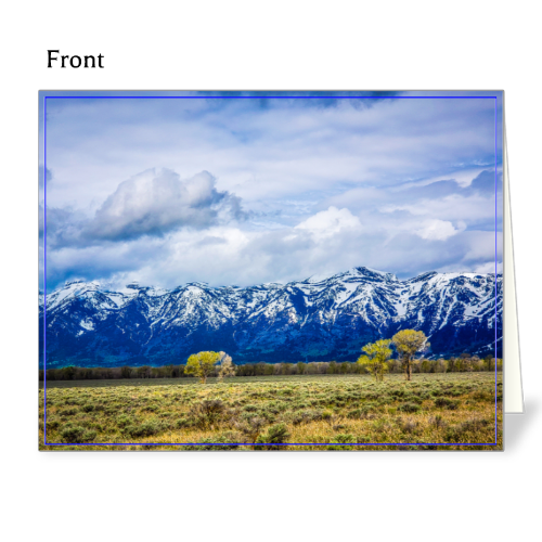 Wyoming Mountain Note Cards (set of 12)