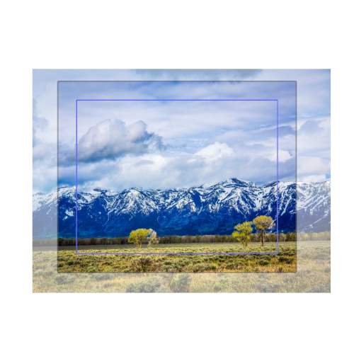 Wyoming Mountain Canvas 8x10 - Horizontal