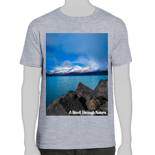 Alaskan Views Men's Fitted Short Sleeve Tee - Gildan