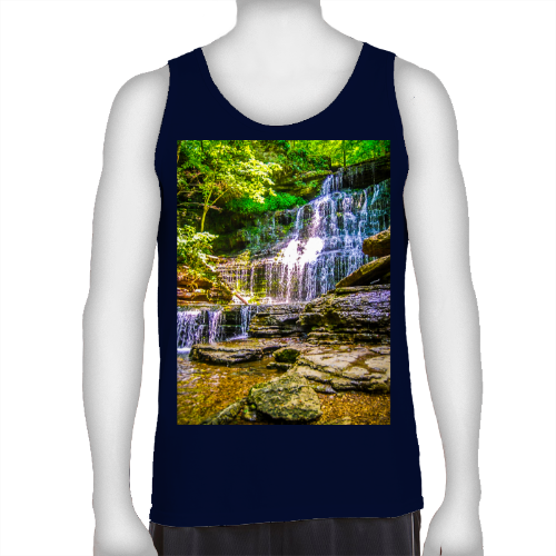 Tennessee Waterfall Men's Ultra Cotton Tank Top - Gildan