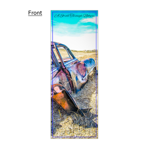 Rustic Car Bookmark