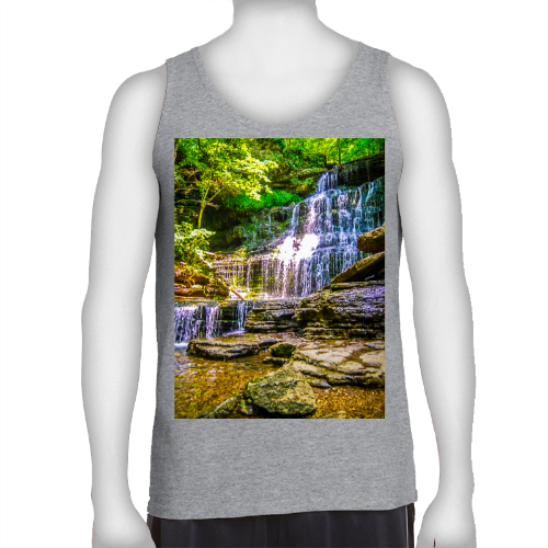 Tennessee Waterfall Men's Ultra Cotton Tank Top - Gildan