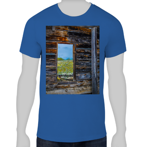 The Window to Nature Men's Lightweight Fashion Tee - Anvil