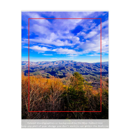 Tennessee Hills Canvas 8x10 - Vertical