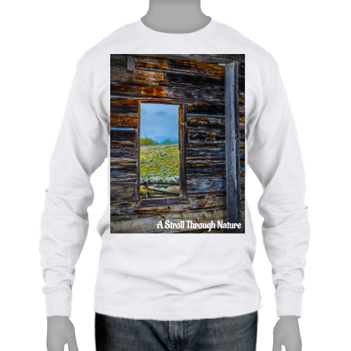 The Window to Nature Ultra Cotton Long Sleeve Tee - Gildan