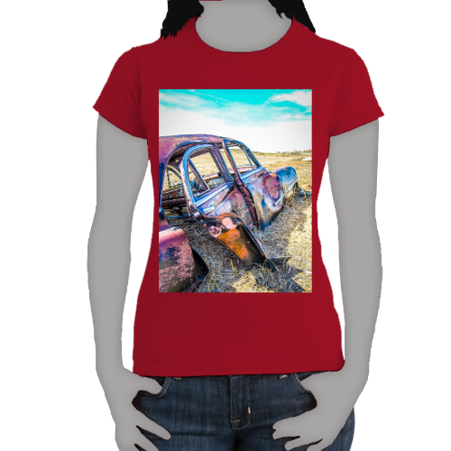 Rustic Car Women's Softstyle Tee - Gildan