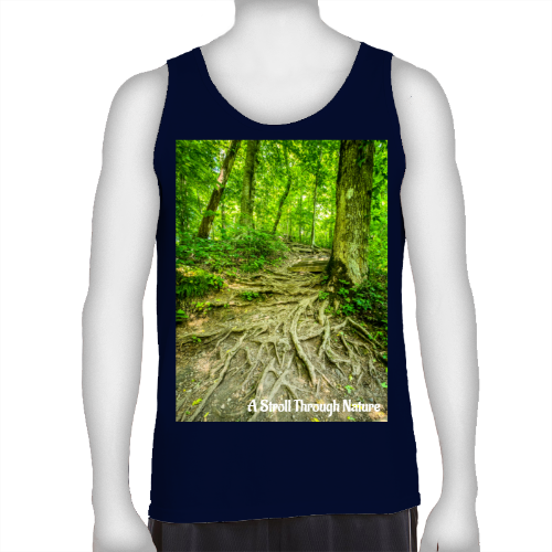 The Well Travelled Path Men's Ultra Cotton Tank Top - Gildan