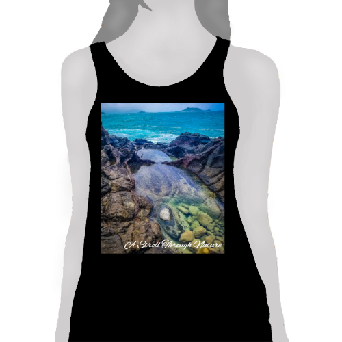 Hawaiian Island Women's Flowy Racerback Tank - Bella+Canvas