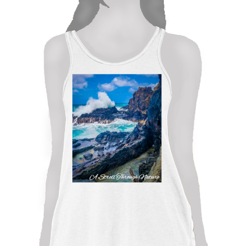 Hawaiian Island Women's Flowy Racerback Tank - Bella+Canvas