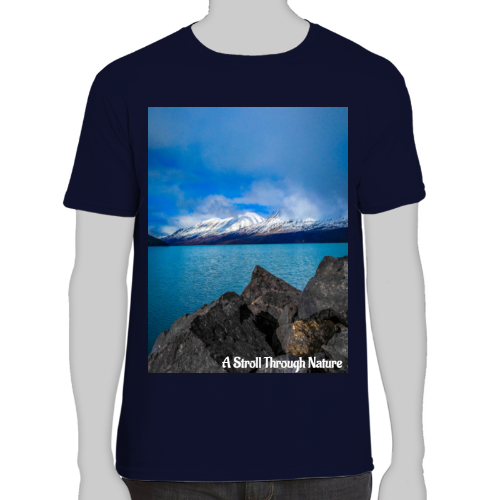 Alaskan Views Men's Fitted Short Sleeve Tee - Gildan