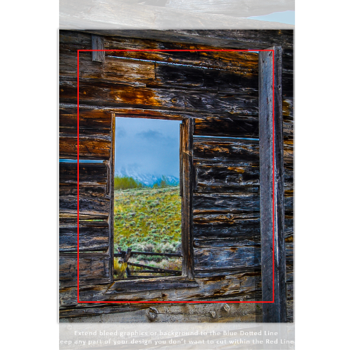 The Window to Nature Canvas 8x10 - Vertical