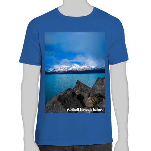 Alaskan Views Men's Fitted Short Sleeve Tee - Gildan