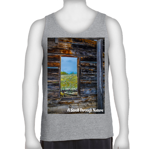 The Window to Nature Men's Ultra Cotton Tank Top - Gildan