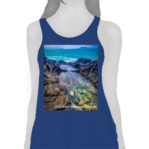 Hawaiian Island Women's Flowy Racerback Tank - Bella+Canvas