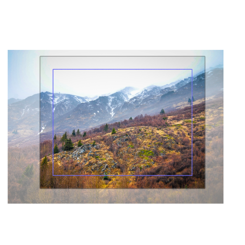 Alaskan Mountainside Canvas 8x10 - Horizontal