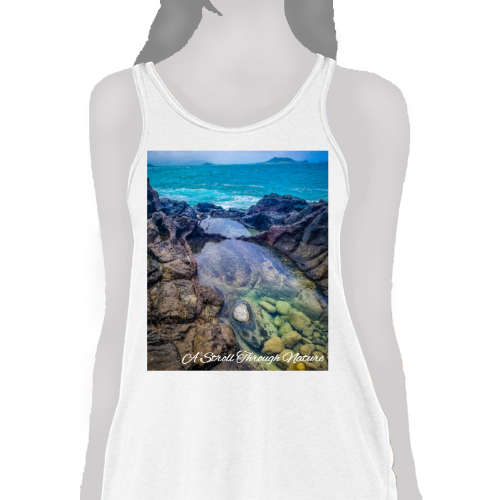 Hawaiian Island Women's Flowy Racerback Tank - Bella+Canvas