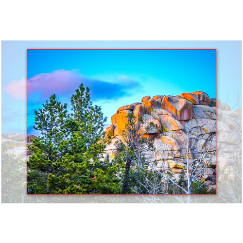 Rock Formation Canvas Print 11x14 - Horizontal