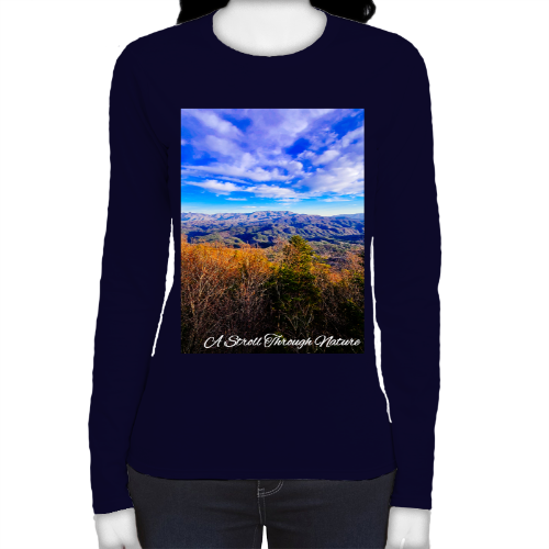 Tennessee Hills Women's Fitted Long Sleeve Tee - Gildan