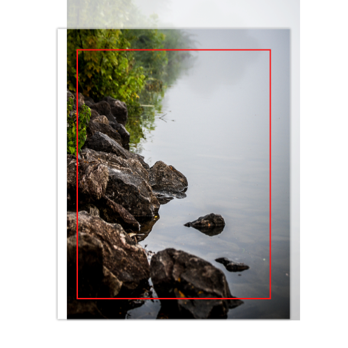 Riverbank Canvas 8x10 - Vertical