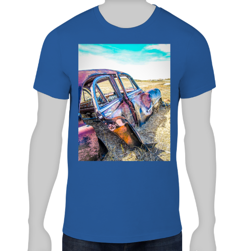 Rustic Car Men's Lightweight Fashion Tee - Anvil