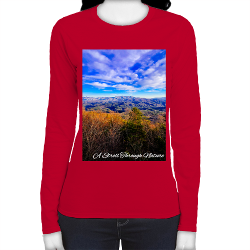 Tennessee Hills Women's Fitted Long Sleeve Tee - Gildan