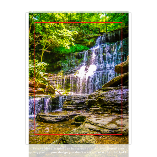 Tennessee Waterfall Canvas 8x10 - Vertical