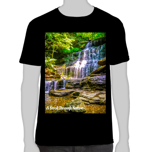 Tennessee Waterfall Men's Fitted Short Sleeve Tee - Gildan