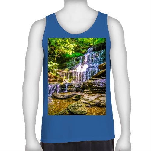 Tennessee Waterfall Men's Ultra Cotton Tank Top - Gildan