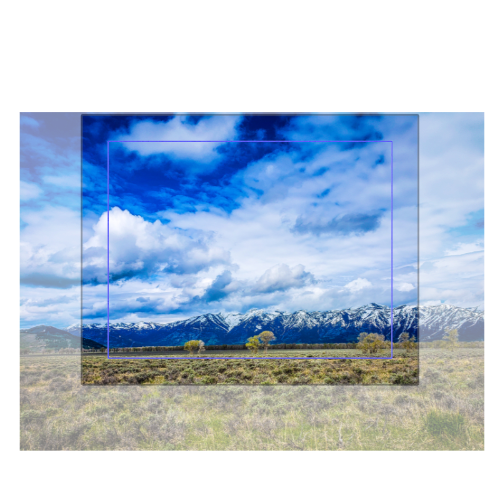 Wyoming Mountain Canvas 8x10 - Horizontal