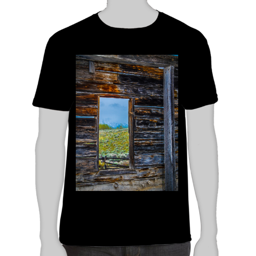 The Window to Nature Men's Fitted Short Sleeve Tee - Gildan