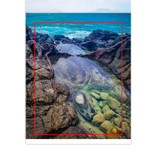 Hawaiian Island Canvas 8x10 - Vertical