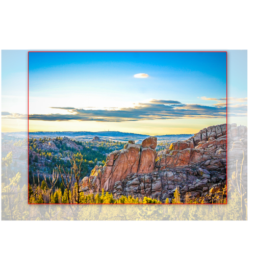 Wyoming Landscape Canvas Print 11x14 - Horizontal