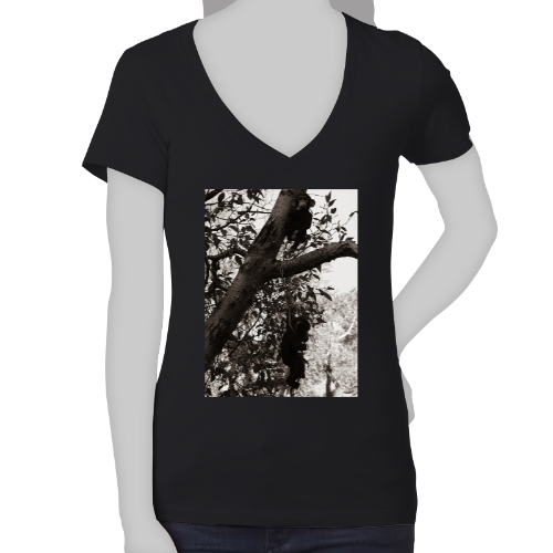 A Dark Aesthetic Women's Jersey Short Sleeve Deep V-Neck Tee - Bella+Canvas