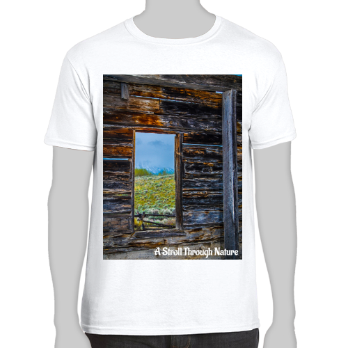 The Window to Nature Men's Fitted Short Sleeve Tee - Gildan