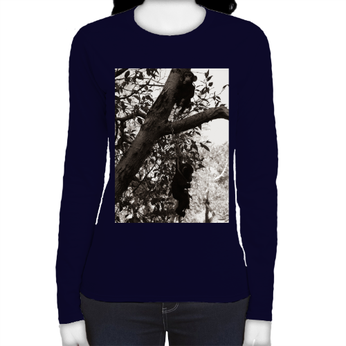 A Dark Aesthetic Women's Fitted Long Sleeve Tee - Gildan