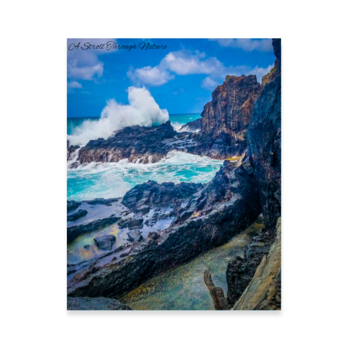 Hawaiian Island Photo Poster 11x14