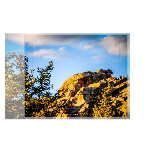 Rock Formation Canvas 8x10 - Horizontal