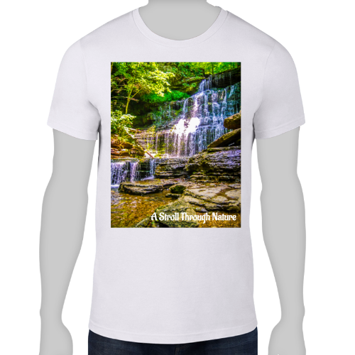 Tennessee Waterfall Men's Lightweight Fashion Tee - Anvil