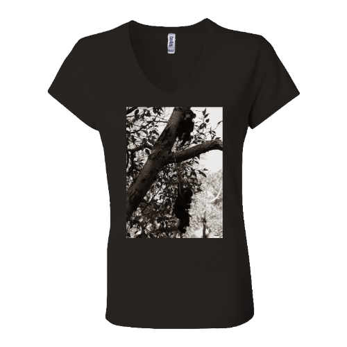 A Dark Aesthetic Women's Jersey Short Sleeve V-Neck Tee - Bella+Canvas