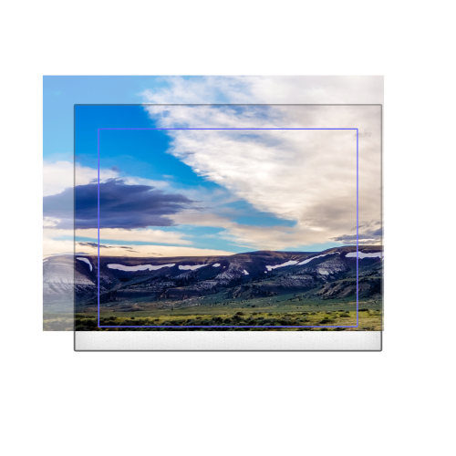 Wyoming Hillside Canvas 8x10 - Horizontal