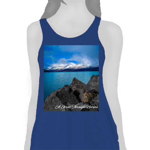 Alaskan Views Women's Flowy Racerback Tank - Bella+Canvas