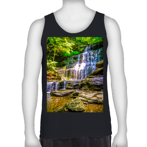 Tennessee Waterfall Men's Ultra Cotton Tank Top - Gildan