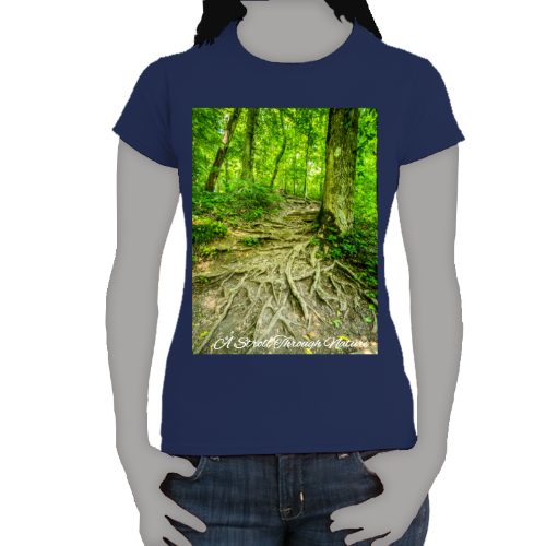 The Well Travelled Path Women's Softstyle Tee - Gildan