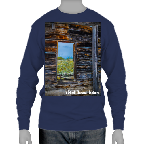 The Window to Nature Ultra Cotton Long Sleeve Tee - Gildan