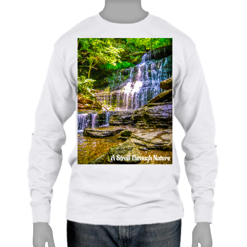 Tennessee Waterfall Ultra Cotton Long Sleeve Tee - Gildan