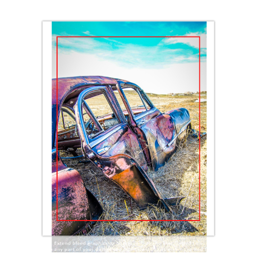 Rustic Car Canvas 8x10 - Vertical