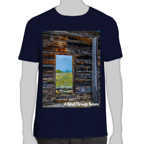 The Window to Nature Men's Fitted Short Sleeve Tee - Gildan