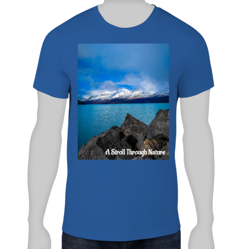 Alaskan Views Men's Lightweight Fashion Tee - Anvil